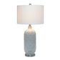 All The Rages Lalia Home Argyle Classic White Table Lamp With Fabric Shade
