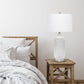 All The Rages Lalia Home Argyle Classic White Table Lamp With Fabric Shade