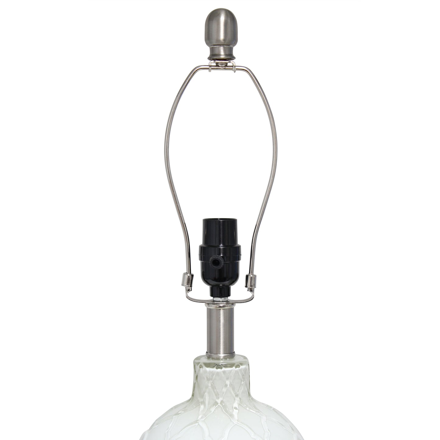 All The Rages Lalia Home Argyle Classic White Table Lamp With Fabric Shade