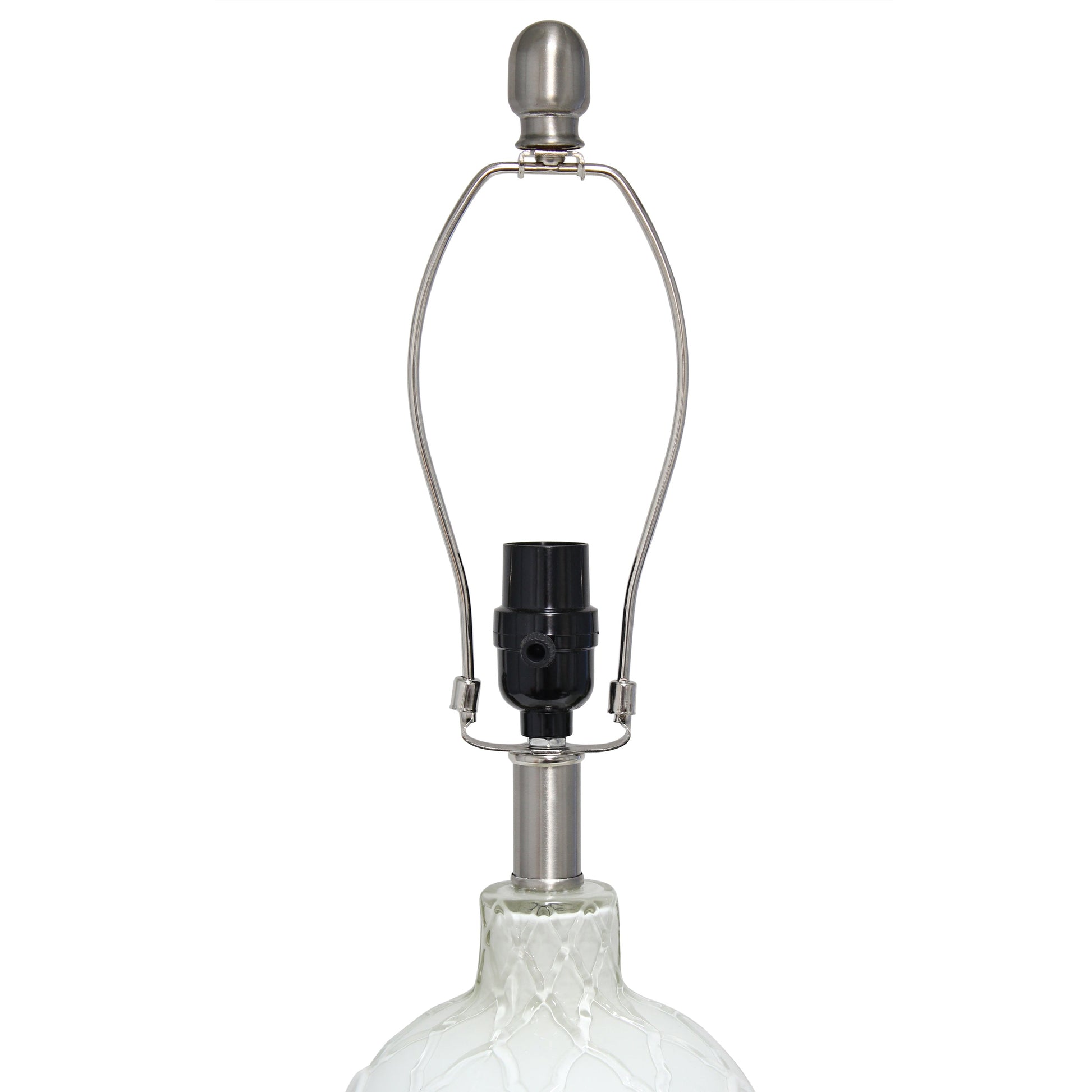 All The Rages Lalia Home Argyle Classic White Table Lamp With Fabric Shade