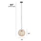 All The Rages Lalia Home Ball Shaped Rattan Pendant