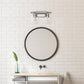 All The Rages Lalia Home Barnlit Brushed Nickel & Gray 2-Light Vanity Light With Clear Glass Shades