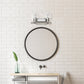 All The Rages Lalia Home Barnlit Brushed Nickel & Gray 2-Light Vanity Light With Clear Glass Shades