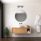 All The Rages Lalia Home Barnlit Brushed Nickel & Gray 2-Light Vanity Light With Clear Glass Shades