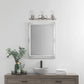 All The Rages Lalia Home Barnlit Brushed Nickel & Gray 3-Light Vanity Light With Clear Glass Shades