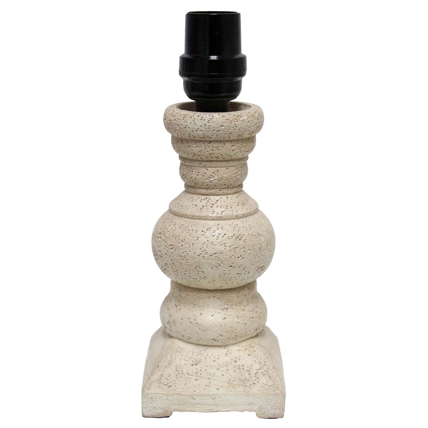 All The Rages Lalia Home Beige 13" Organix Rustic Farmhouse Distressed Neutral Resin Base Mini Table Desk Lamp With Beige Fabric Shade