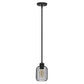 All The Rages Lalia Home Black 7" Ironhouse Industrial Decorative Metal Caged Mini Pendant Light