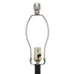 All The Rages Lalia Home Black Entrapped Glass Table Lamp With White Fabric Shade