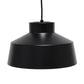 All The Rages Lalia Home Black Industrial Barn Pendant