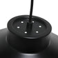 All The Rages Lalia Home Black Industrial Barn Pendant