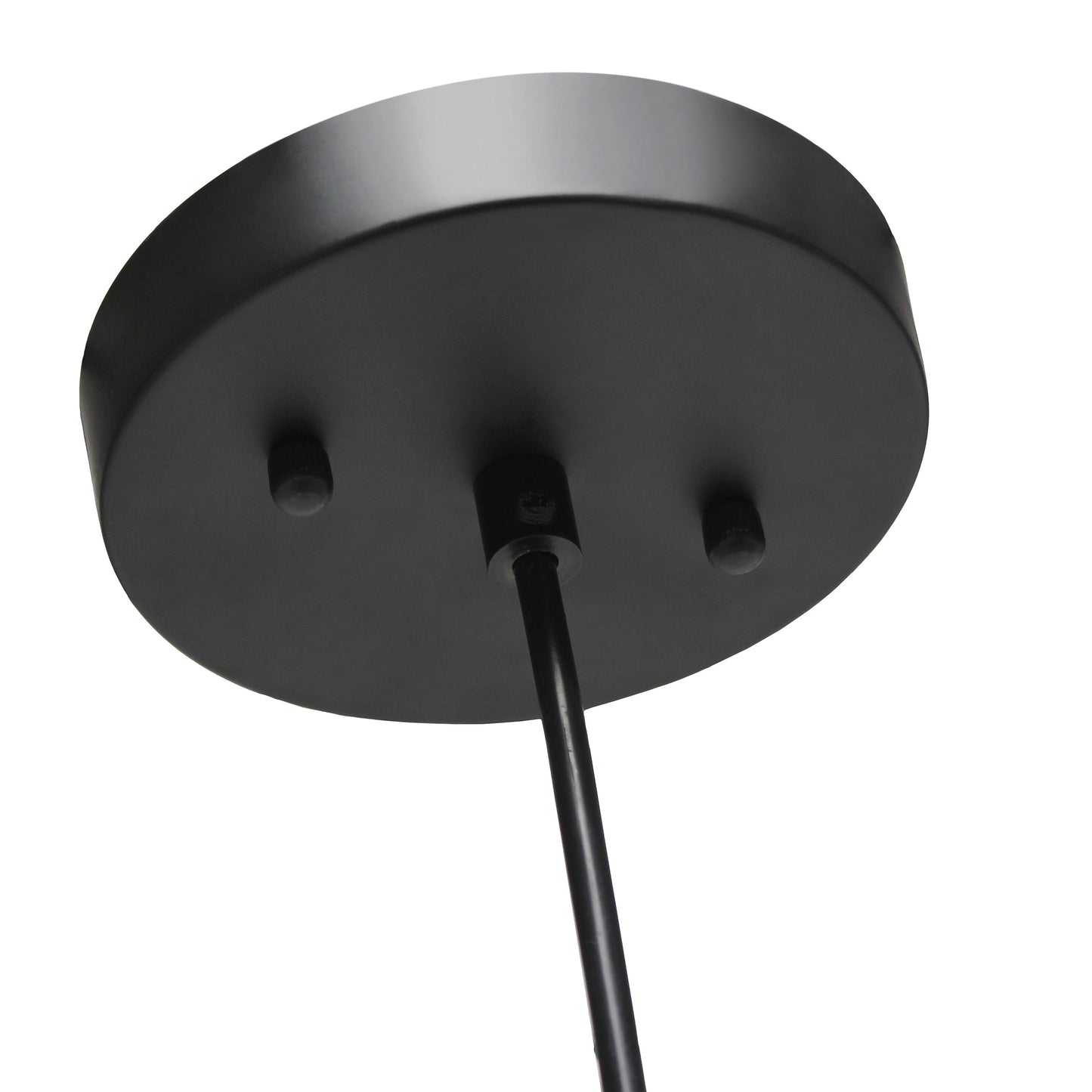 All The Rages Lalia Home Black Industrial Barn Pendant