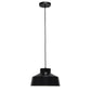 All The Rages Lalia Home Black Industrial Barn Pendant