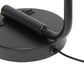 All The Rages Lalia Home Black Iron Table Lamp With USB Port & Glass Shade