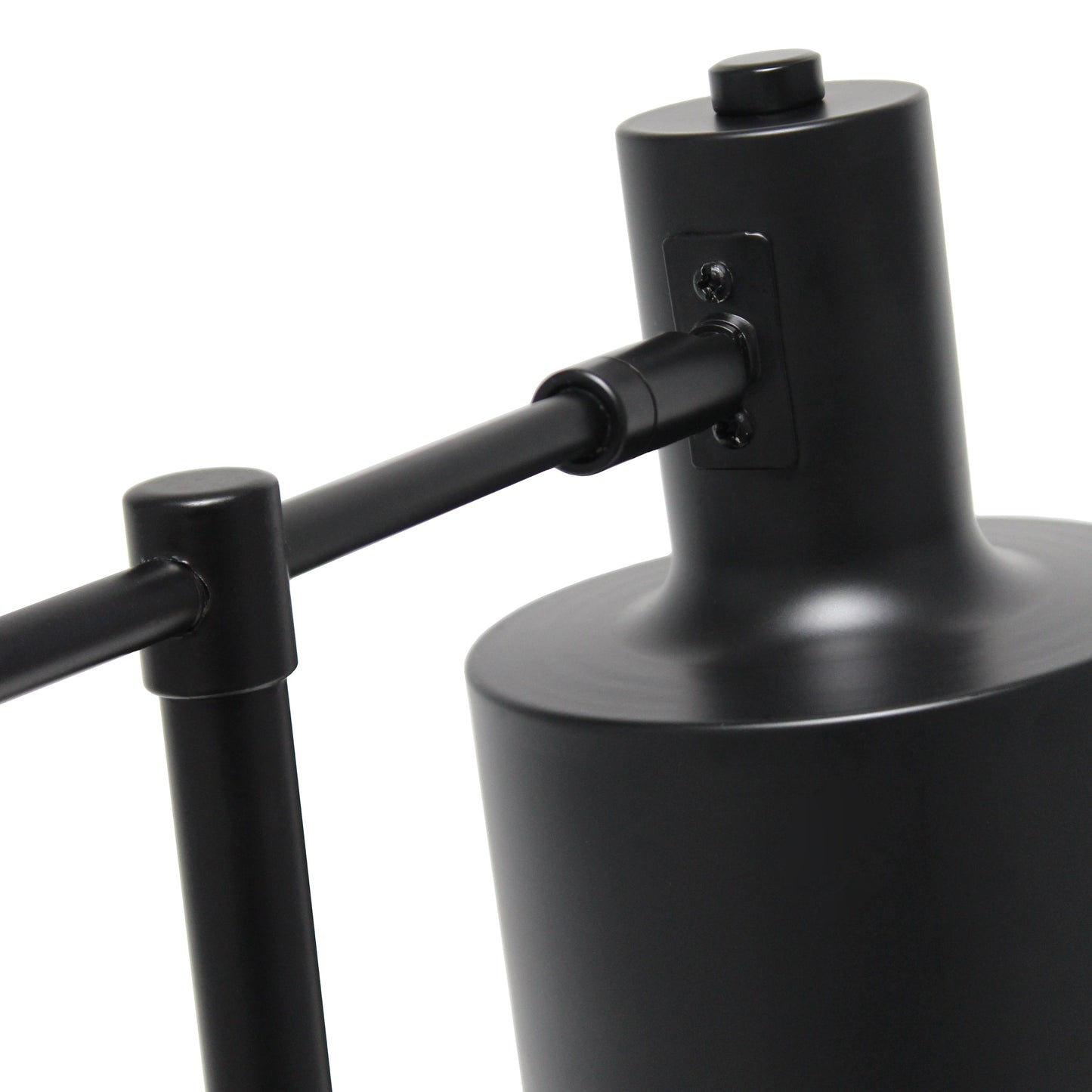 All The Rages Lalia Home Black Mid Century Modern Metal Table Lamp