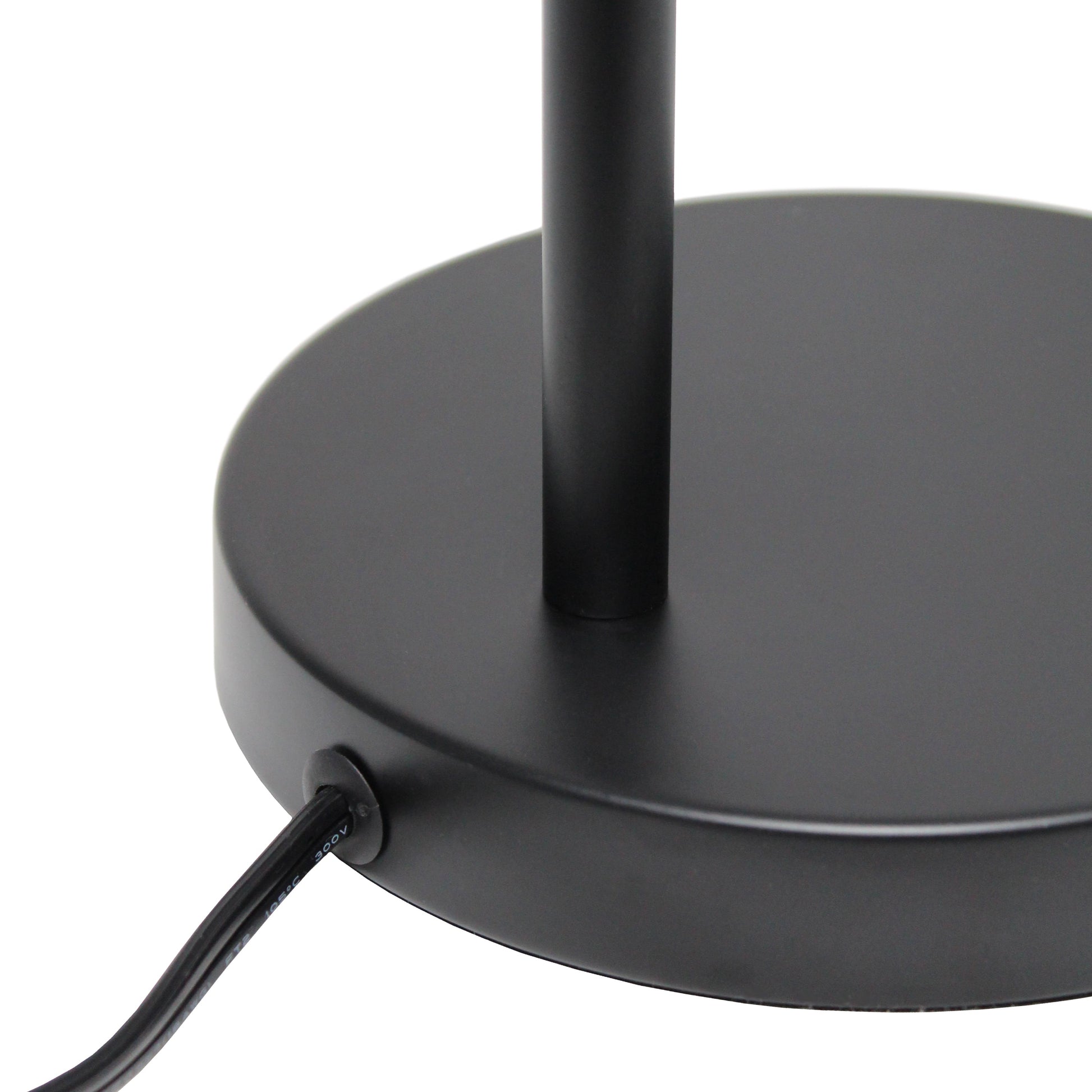 All The Rages Lalia Home Black Mid Century Modern Metal Table Lamp