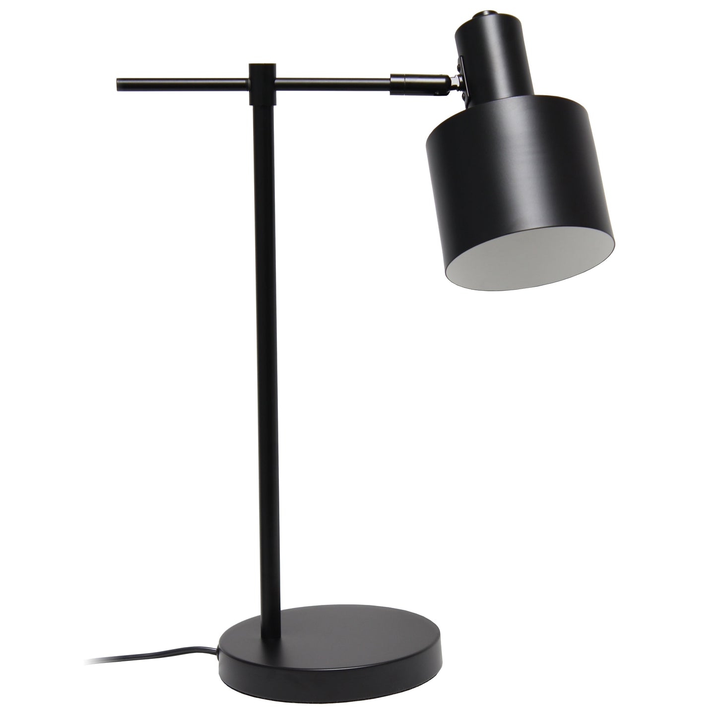 All The Rages Lalia Home Black Mid Century Modern Metal Table Lamp