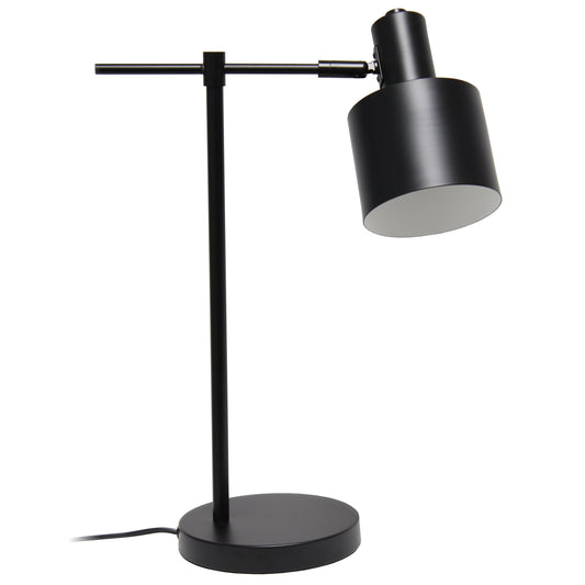 All The Rages Lalia Home Black Mid Century Modern Metal Table Lamp