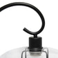 All The Rages Lalia Home Black Modern Metal Scroll Table Lamp