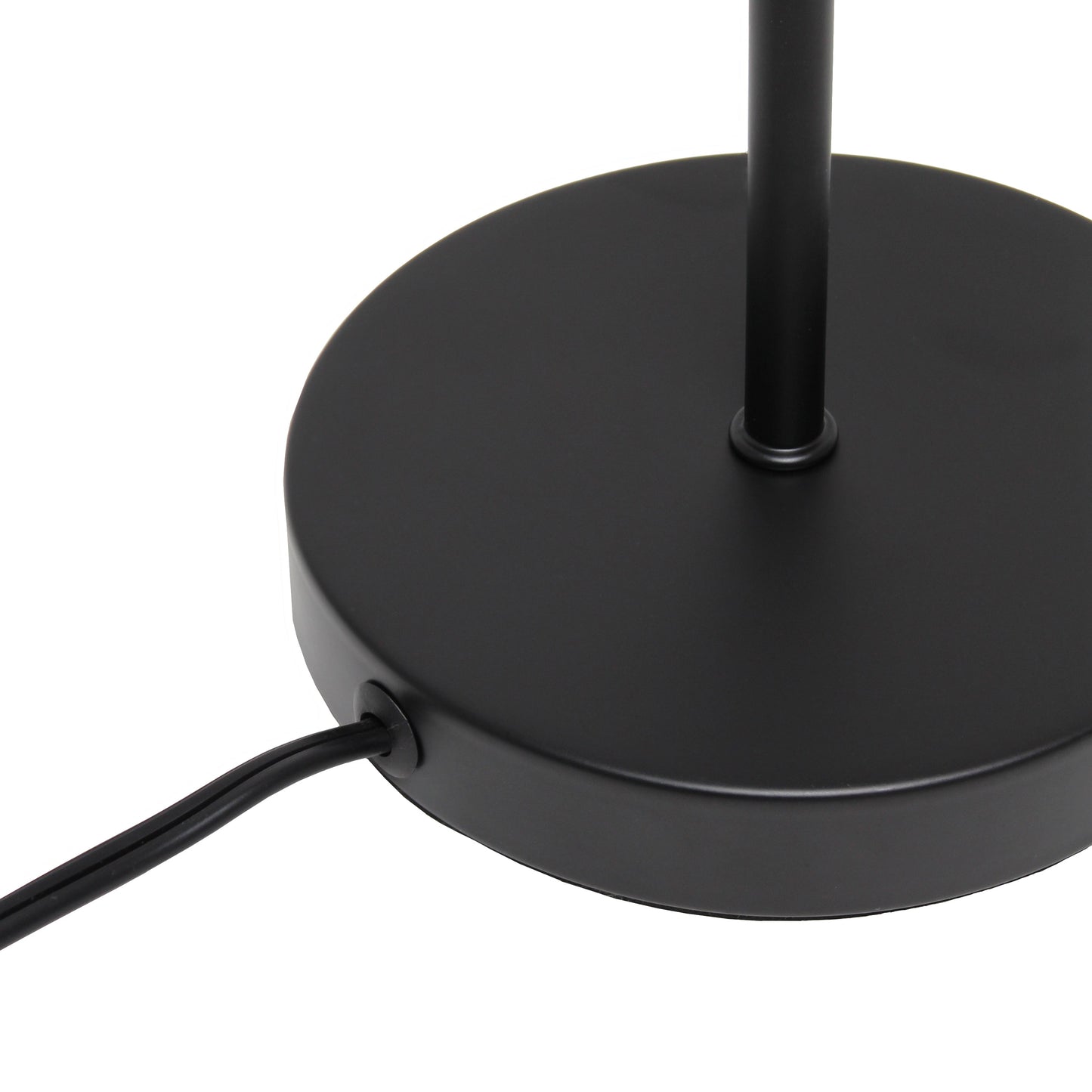 All The Rages Lalia Home Black Modern Metal Scroll Table Lamp