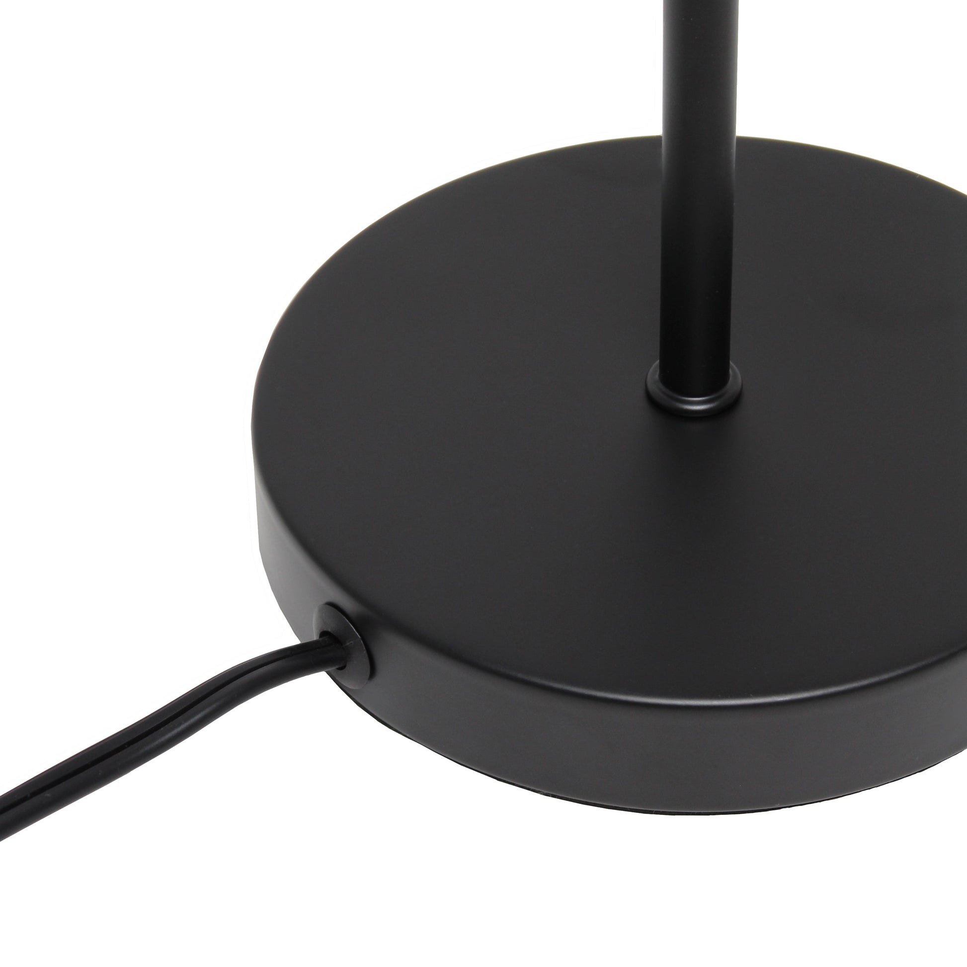 All The Rages Lalia Home Black Modern Metal Scroll Table Lamp