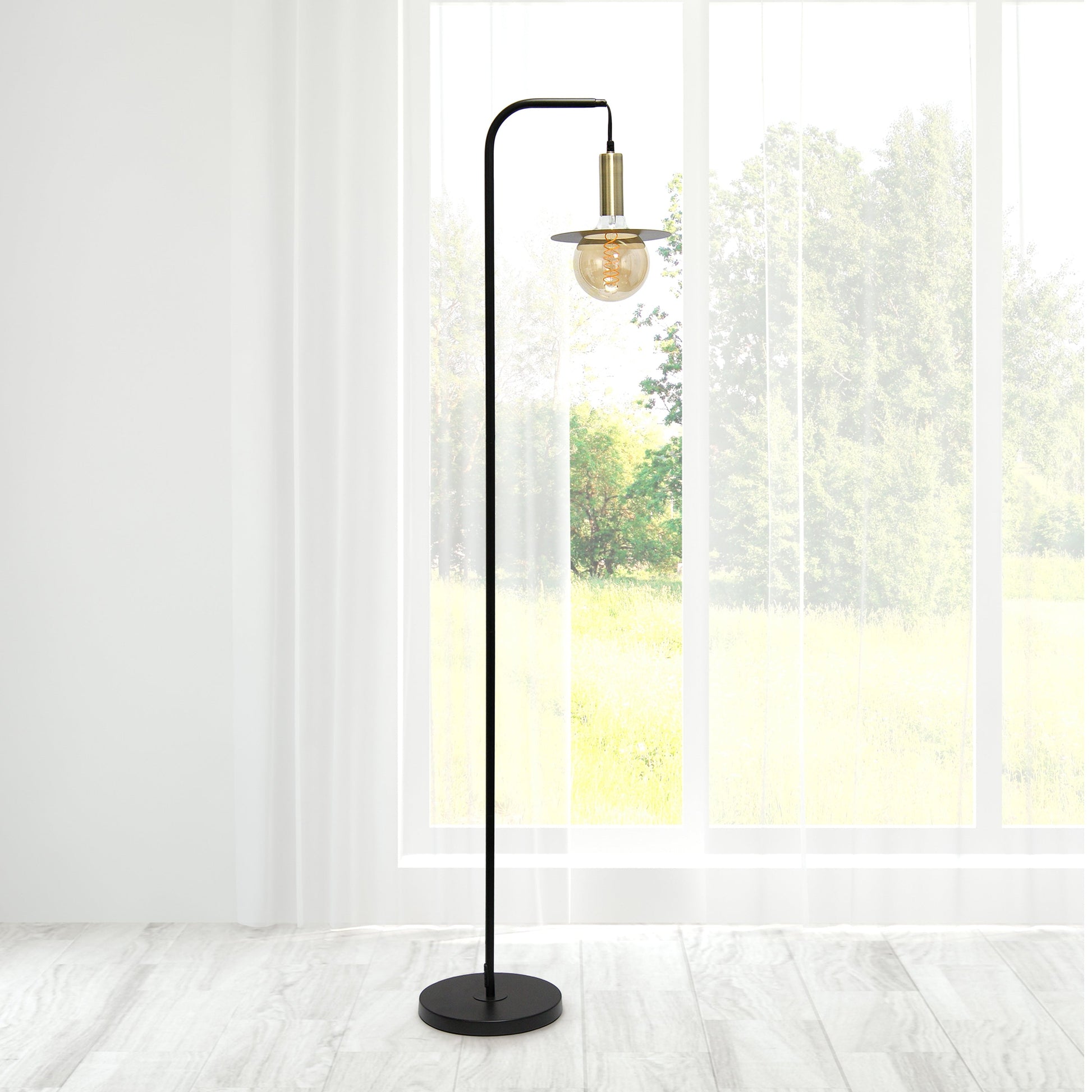 All The Rages Lalia Home Black Oslo Floor Lamp