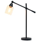 All The Rages Lalia Home Black Vertically Adjustable Table Lamp