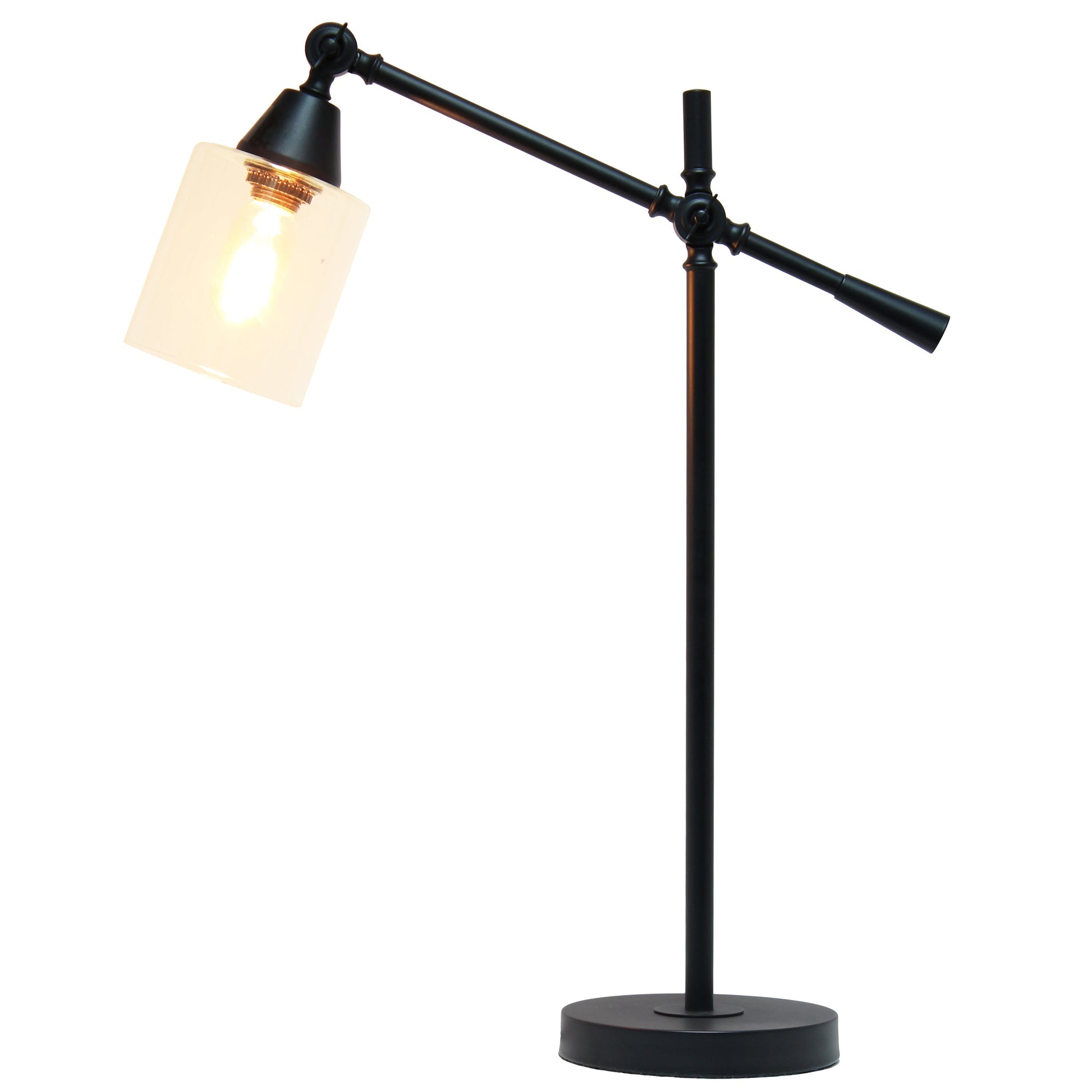 All The Rages Lalia Home Black Vertically Adjustable Table Lamp