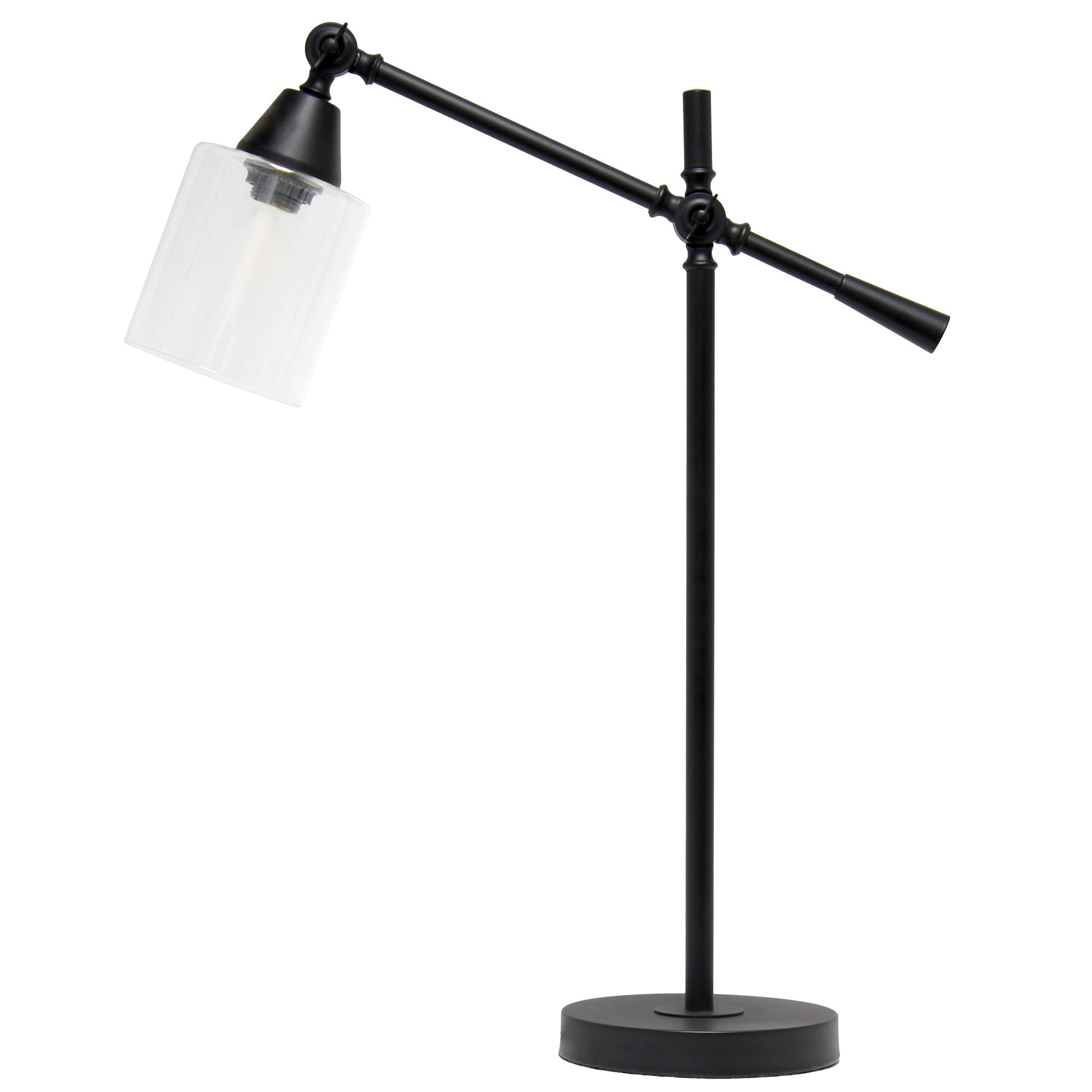 All The Rages Lalia Home Black Vertically Adjustable Table Lamp