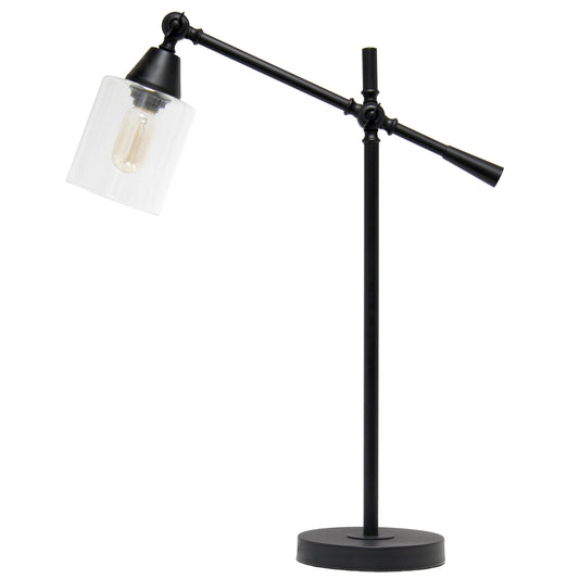 All The Rages Lalia Home Black Vertically Adjustable Table Lamp