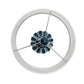 All The Rages Lalia Home Blue Moroccan Table Lamp With Fabric White Shade