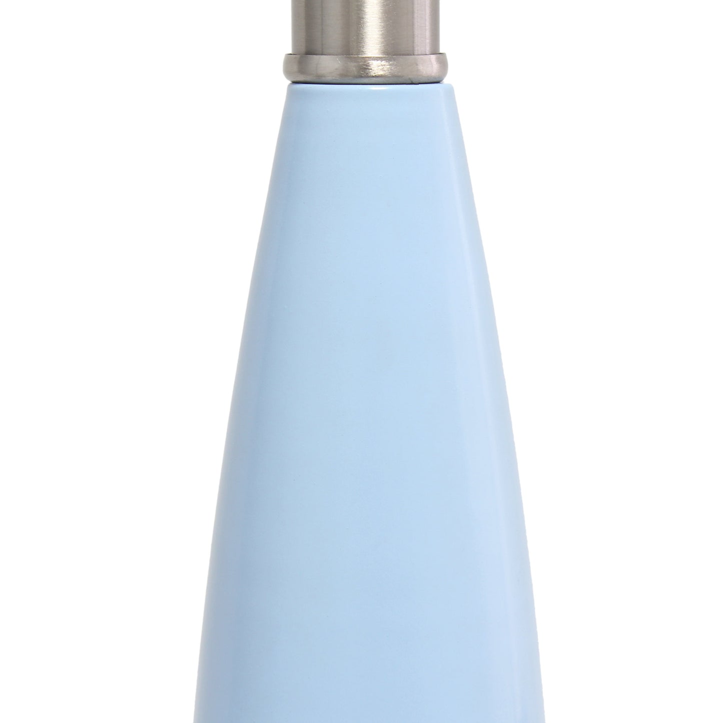 All The Rages Lalia Home Blue Stylus Table Lamp With White Fabric Shade