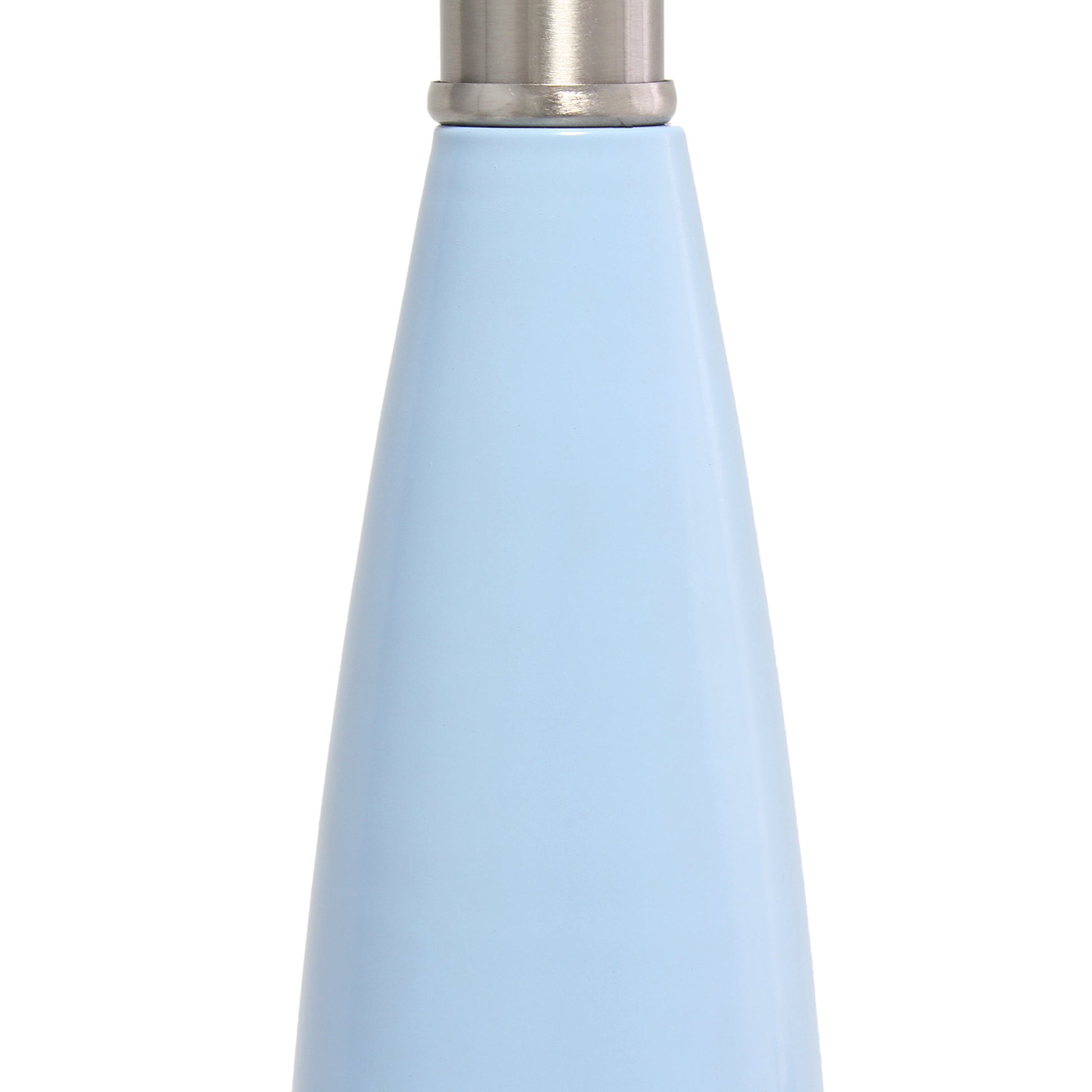 All The Rages Lalia Home Blue Stylus Table Lamp With White Fabric Shade