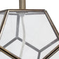 All The Rages Lalia Home Brass Transparent Octagonal Table Lamp