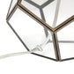 All The Rages Lalia Home Brass Transparent Octagonal Table Lamp