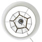 All The Rages Lalia Home Brass Transparent Octagonal Table Lamp