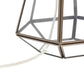 All The Rages Lalia Home Brass Transparent Triagonal Table Lamp