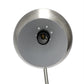 All The Rages Lalia Home Brushed Nickel Mid Century Curved Table Lamp With Dome Shade