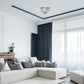 All The Rages Lalia Home Chrome 2-Light Crystal Drop Ceiling Flush Mount