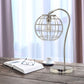All The Rages Lalia Home Chrome Arched Metal Cage Table Lamp