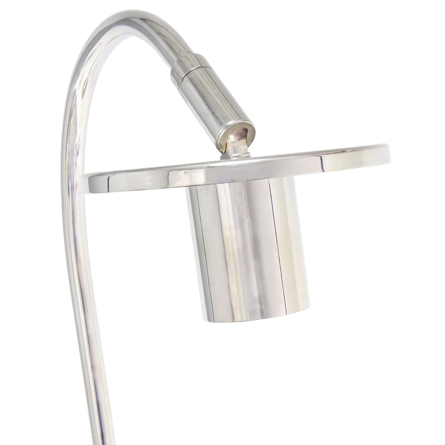 All The Rages Lalia Home Chrome Arched Metal Cage Table Lamp
