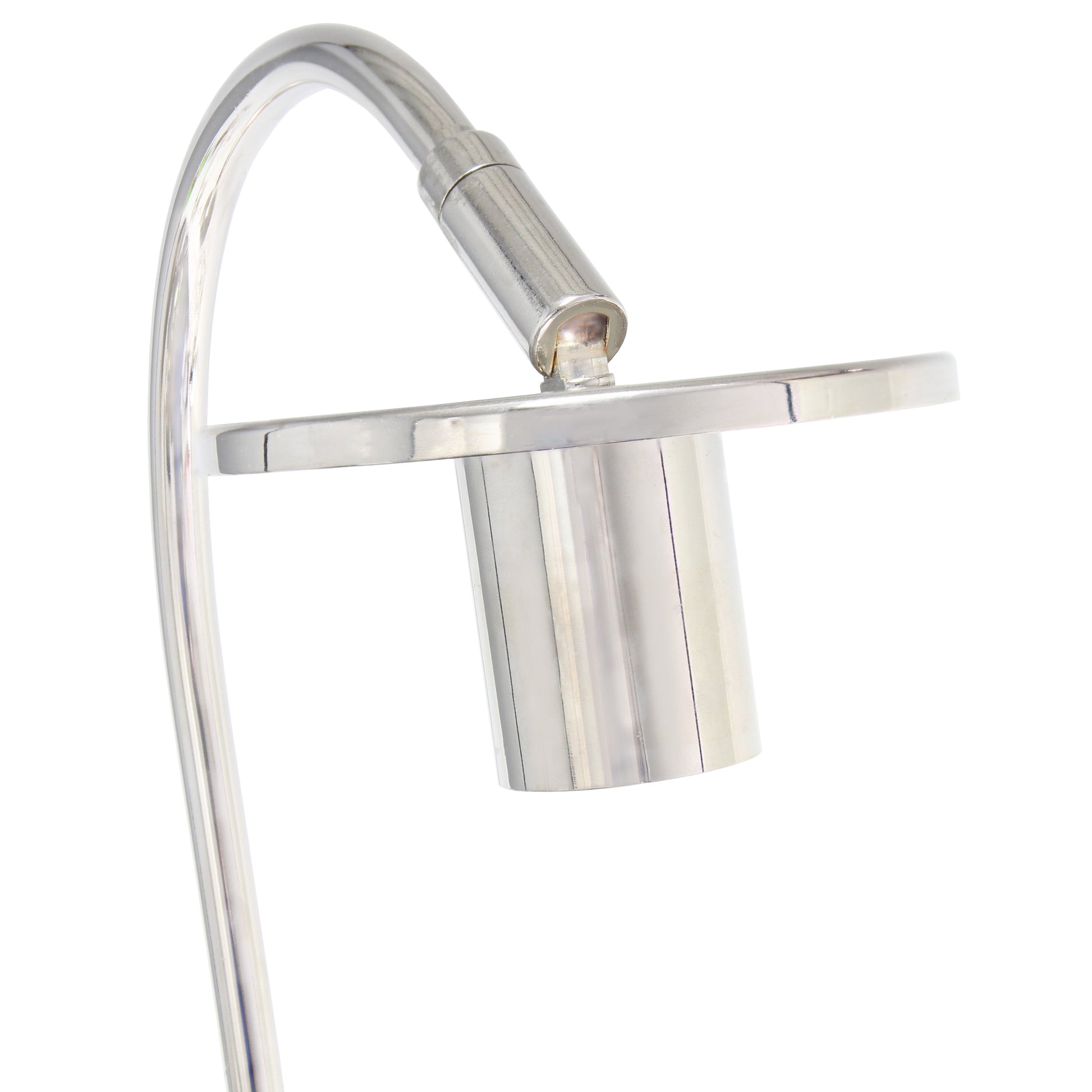 All The Rages Lalia Home Chrome Arched Metal Cage Table Lamp