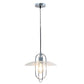 All The Rages Lalia Home Chrome Elongated Metal Pendant Light