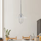 All The Rages Lalia Home Chrome Elongated Metal Pendant Light