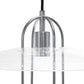 All The Rages Lalia Home Chrome Elongated Metal Pendant Light