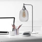 All The Rages Lalia Home Chrome Industrial Mesh Table Lamp