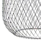 All The Rages Lalia Home Chrome Industrial Mesh Table Lamp