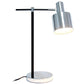 All The Rages Lalia Home Chrome Mid Century Modern Metal Table Lamp