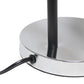 All The Rages Lalia Home Chrome Mid Century Modern Metal Table Lamp