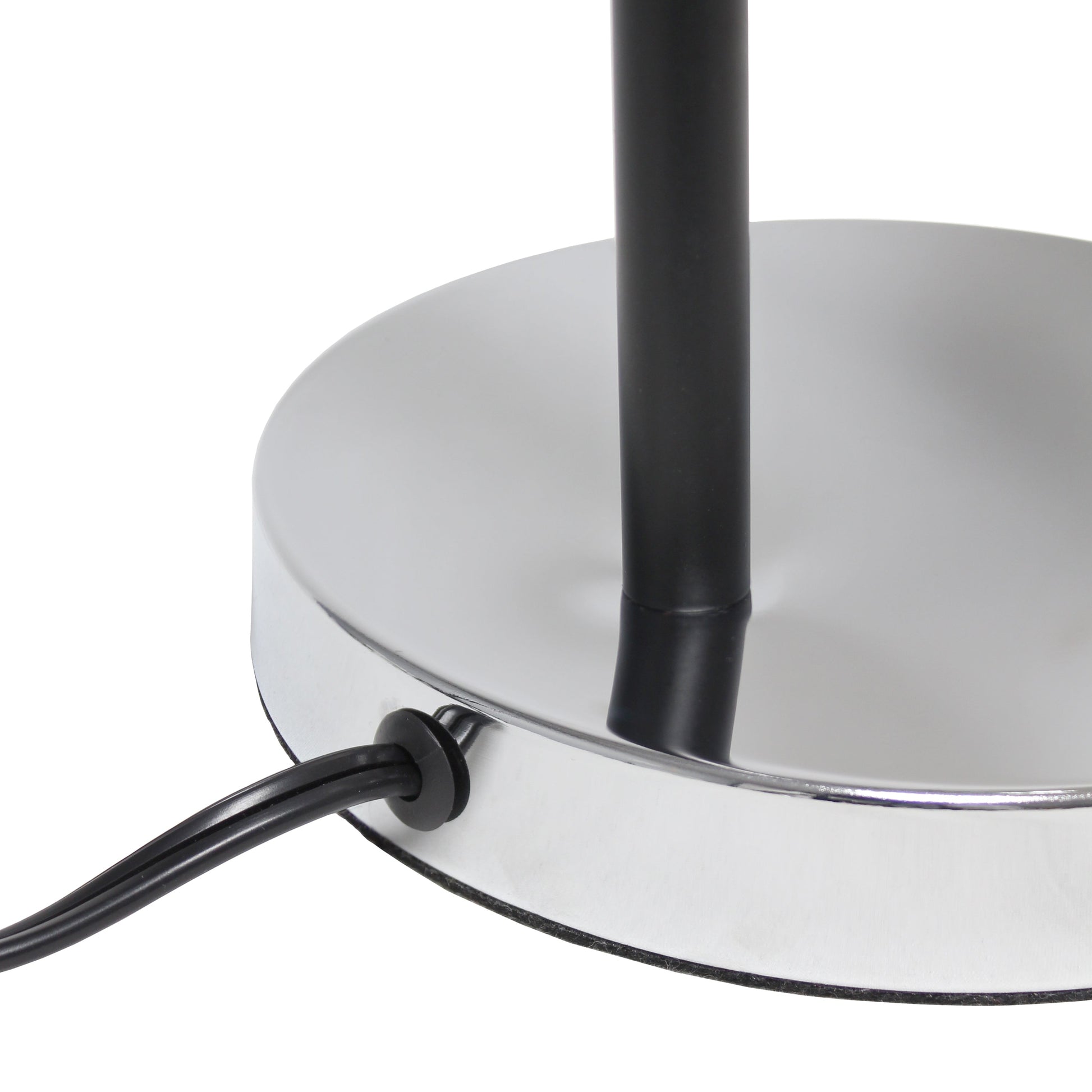All The Rages Lalia Home Chrome Mid Century Modern Metal Table Lamp