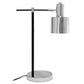All The Rages Lalia Home Chrome Mid Century Modern Metal Table Lamp